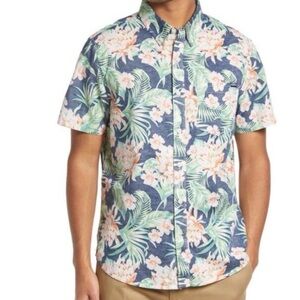 Chubbies Popover Hawaiian Shirt men’s‎ size 2XL floral print resort party beach